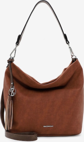 Emily & Noah Pouch 'Elke' in Brown: front