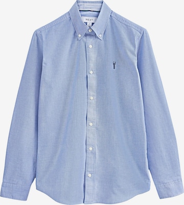 Next Button Up Shirt in Blue: front