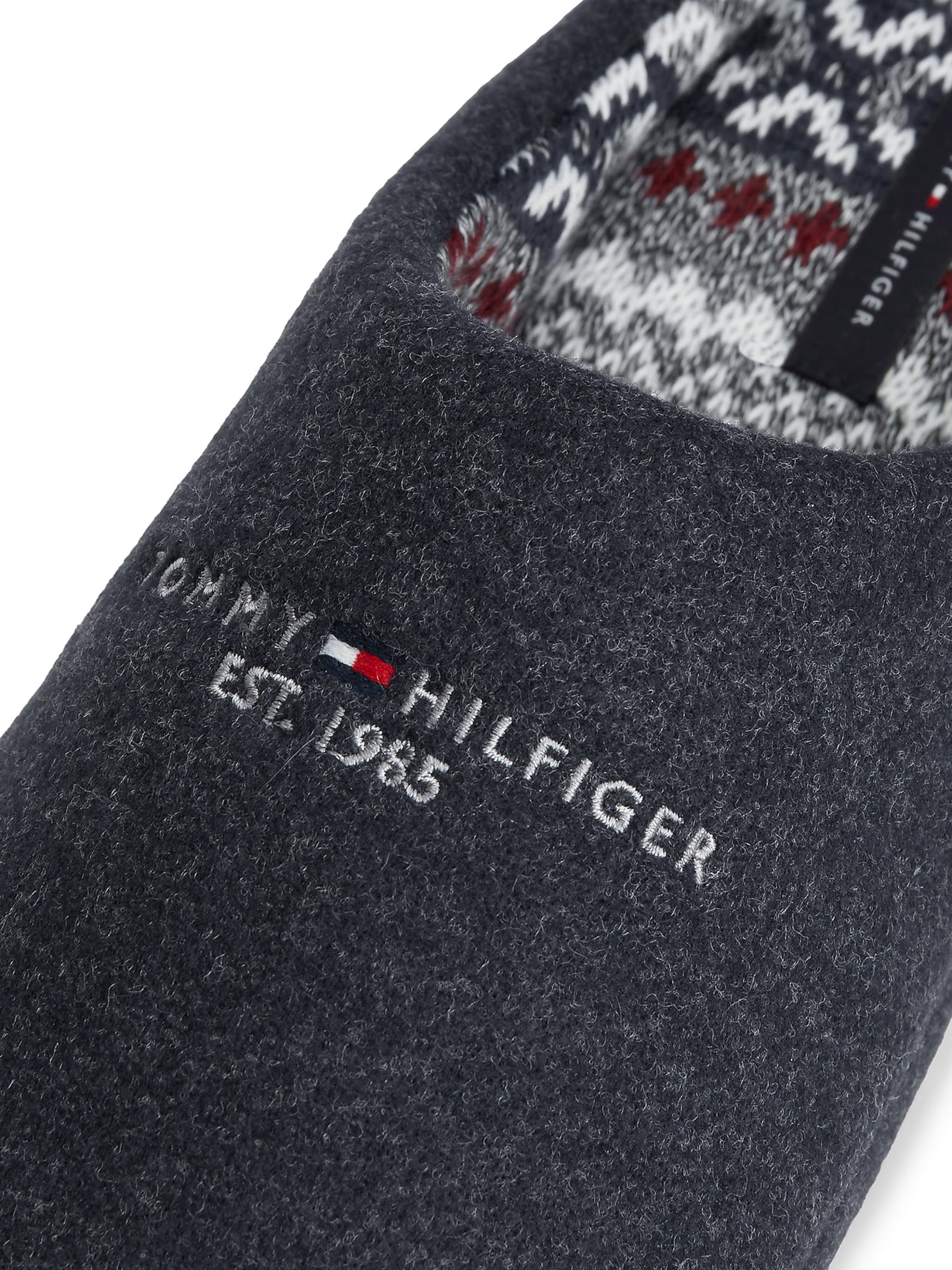 TOMMY HILFIGER Hausschuh in Blau