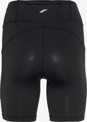 FAYN SPORTS Skinny Sporthose in Schwarz