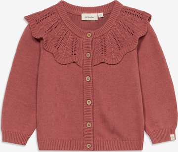 Lil'Atelier Neuletakki 'NBFNoda' värissä vaaleanpunainen: etupuoli