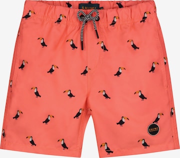 Shiwi Kratke kopalne hlače | oranžna barva: sprednja stran
