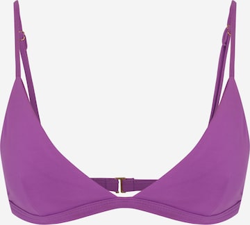 Triangle Hauts de bikini 'Melina' ReBirth Studios x Bionda en violet : devant