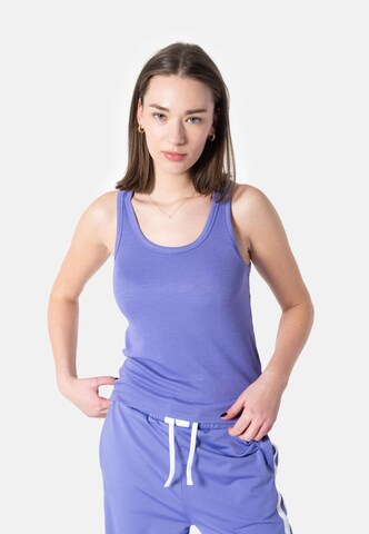 Top 'Clara' di Elias Rumelis in lilla: frontale