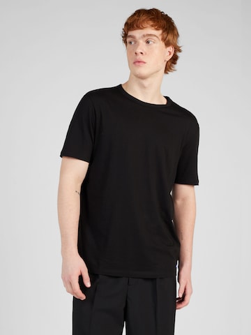 T-Shirt 'Naolo' HUGO Blue en noir : devant