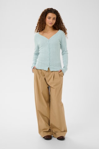 SAINT TROPEZ Knit cardigan 'Gru' in Blue