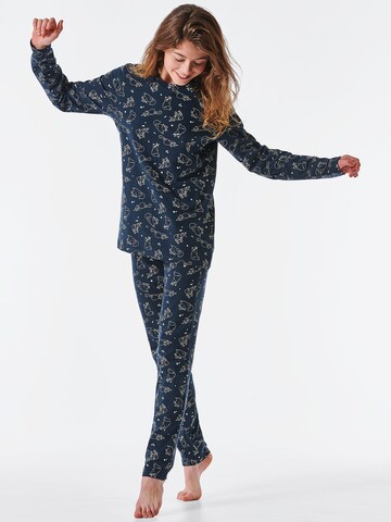 SCHIESSER Pajamas in Blue