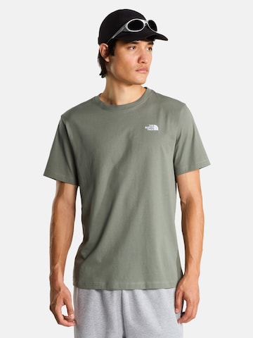 THE NORTH FACE Shirt 'M EVOLUTION SIMPLE DOME ' in Groen: voorkant