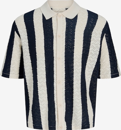JACK & JONES Paita 'JORTYLER' värissä kerma / tummansininen, Tuotenäkymä
