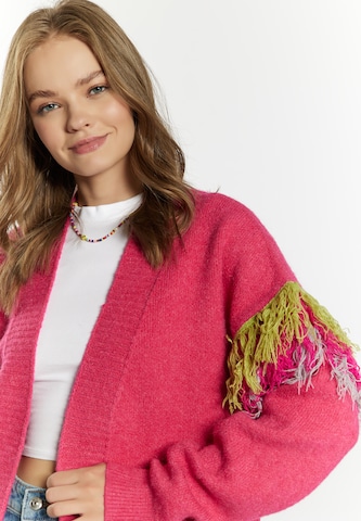 Cardigan 'Hoona' IZIA en rose