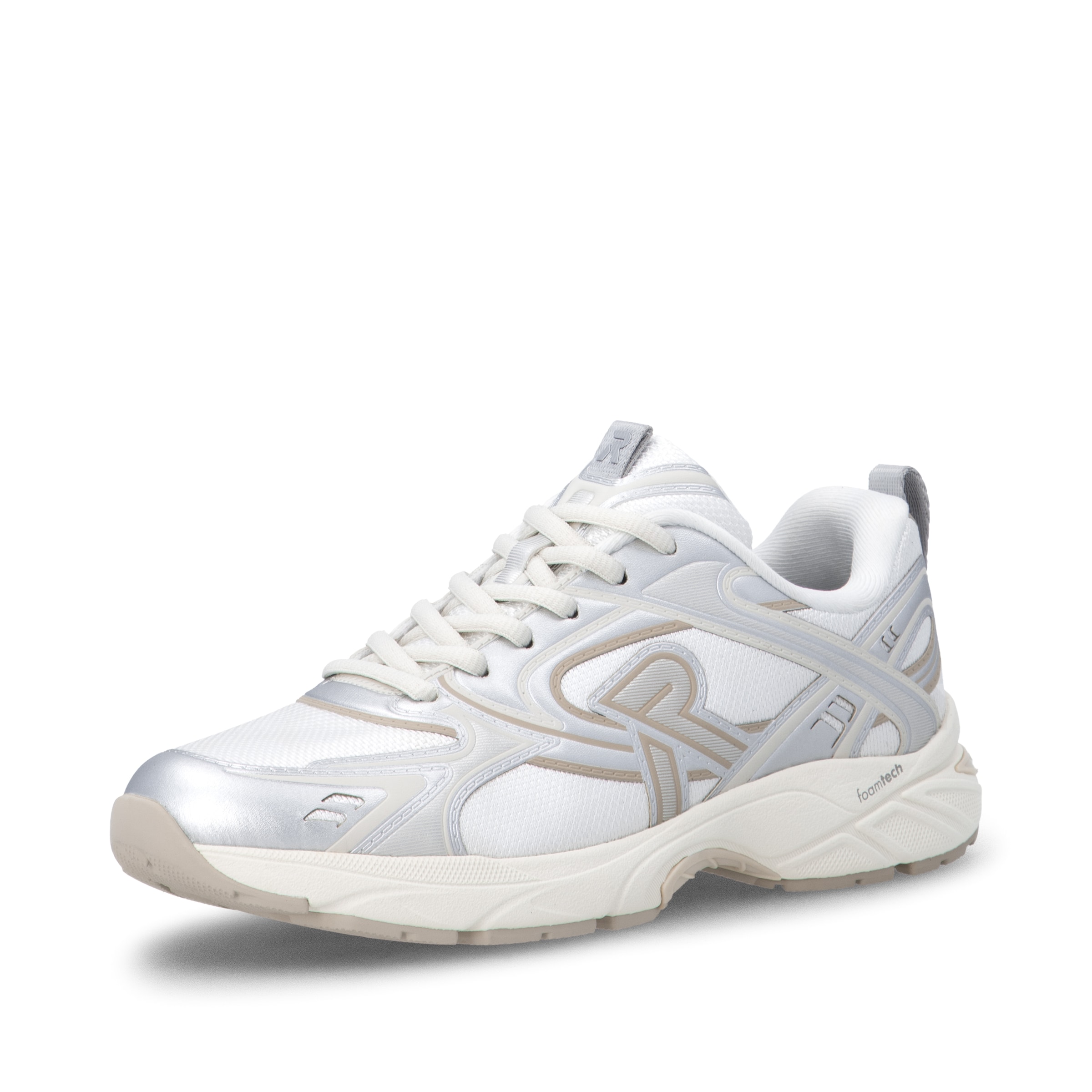 Baskets basses 'Camden' Rieker en blanc : devant