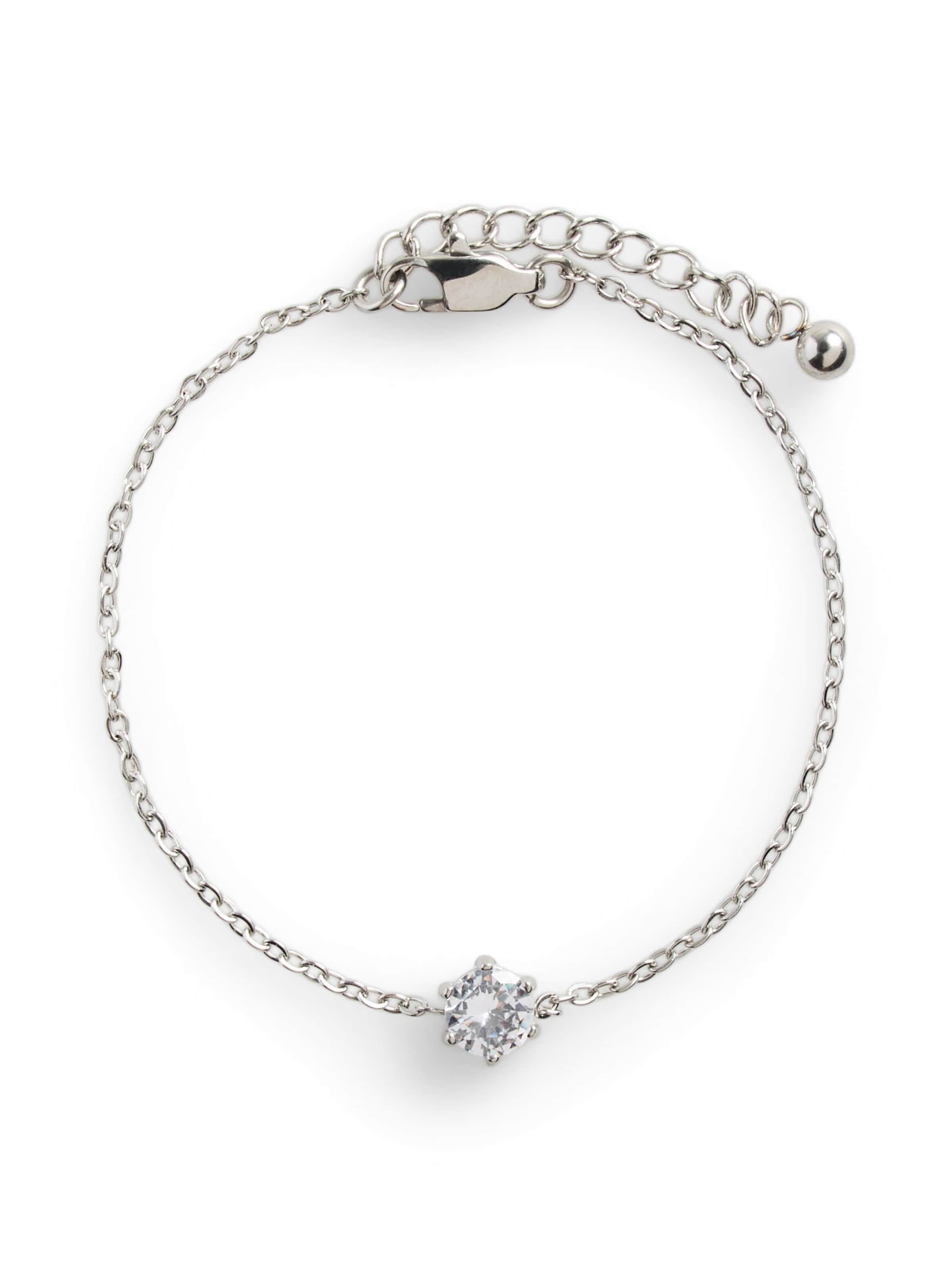PIECES - Pulsera 'PCDENISE' en plata: frente