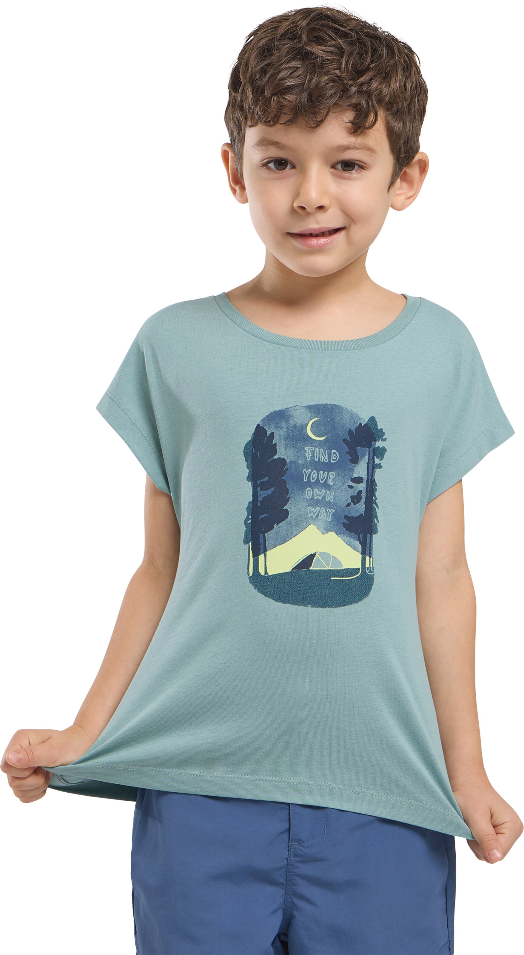 JACK WOLFSKIN T-Shirt in Grün