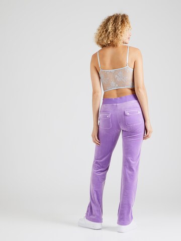 Juicy Couture Regularen Hlače 'DEL RAY' | vijolična barva