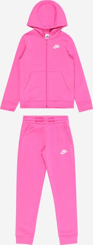 Nike Sportswear Jogginganzug in Pink: predná strana