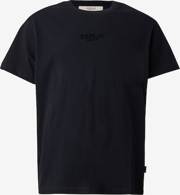 REPLAY - Camiseta en gris: frente