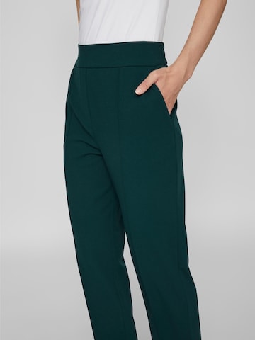 VILA Regular Pleated Pants 'Clua' in Green