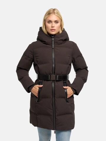 Cappotto funzionale 'Wolkenwichtel 14' di NAVAHOO in marrone: frontale