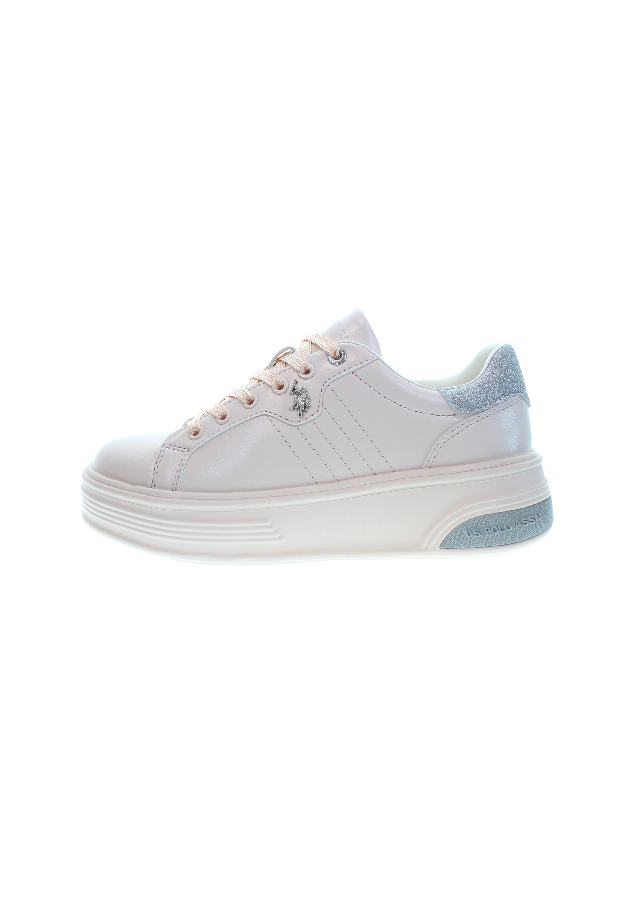 Sneaker bassa di U.S. POLO ASSN. in rosa: frontale