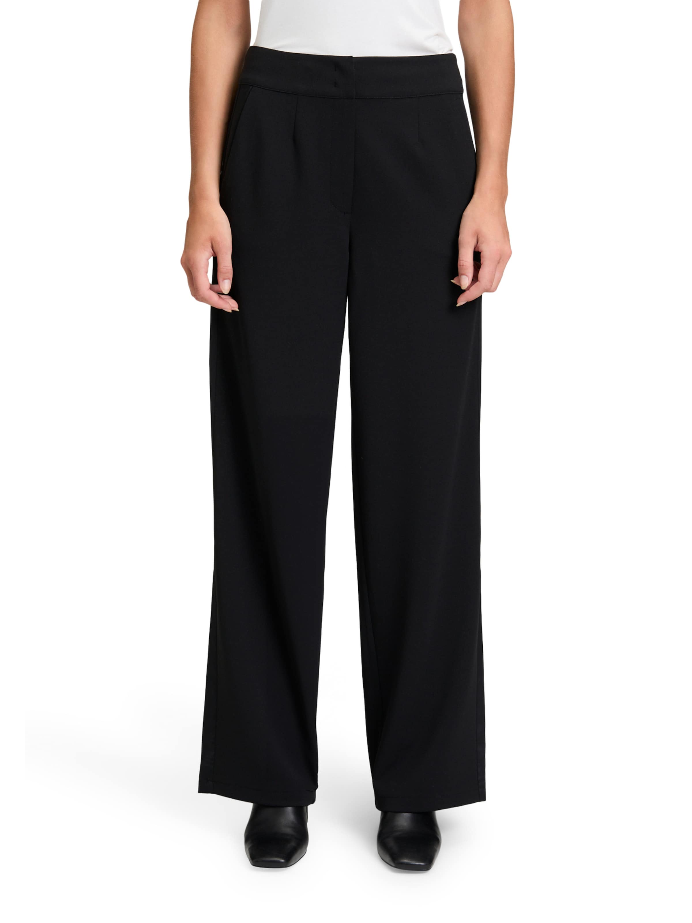 Loosefit Pantalon 'Marlene' Betty Barclay en noir : devant