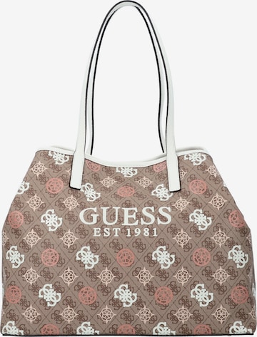 Cabas 'Vikky' GUESS en marron : devant