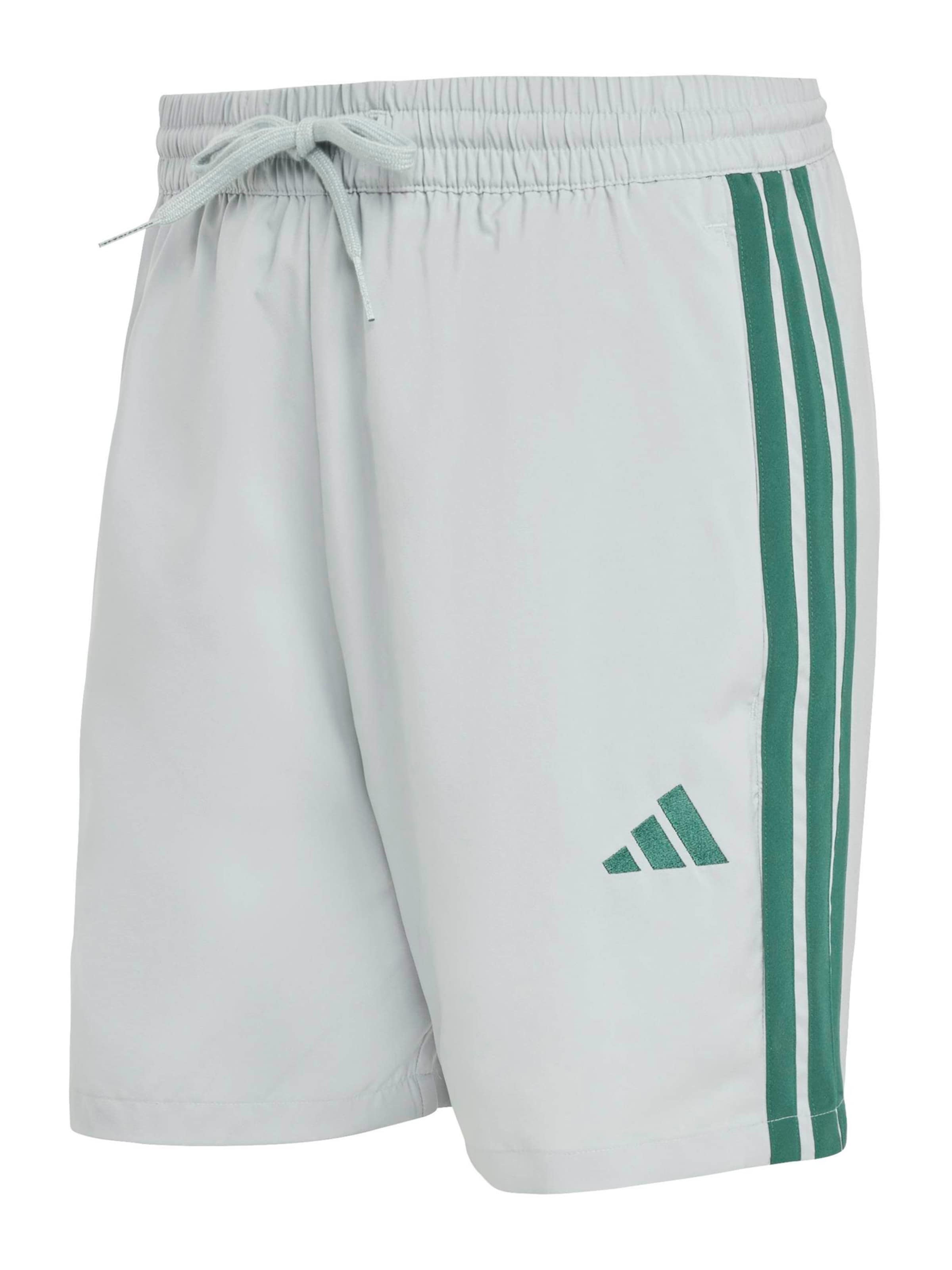 ADIDAS SPORTSWEAR Spordipüksid 'Essentials Chelsea', värv roheline: eest vaates