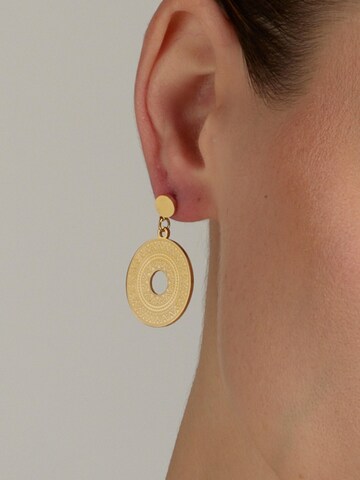 Luxenter Earrings 'Thata' in Gold