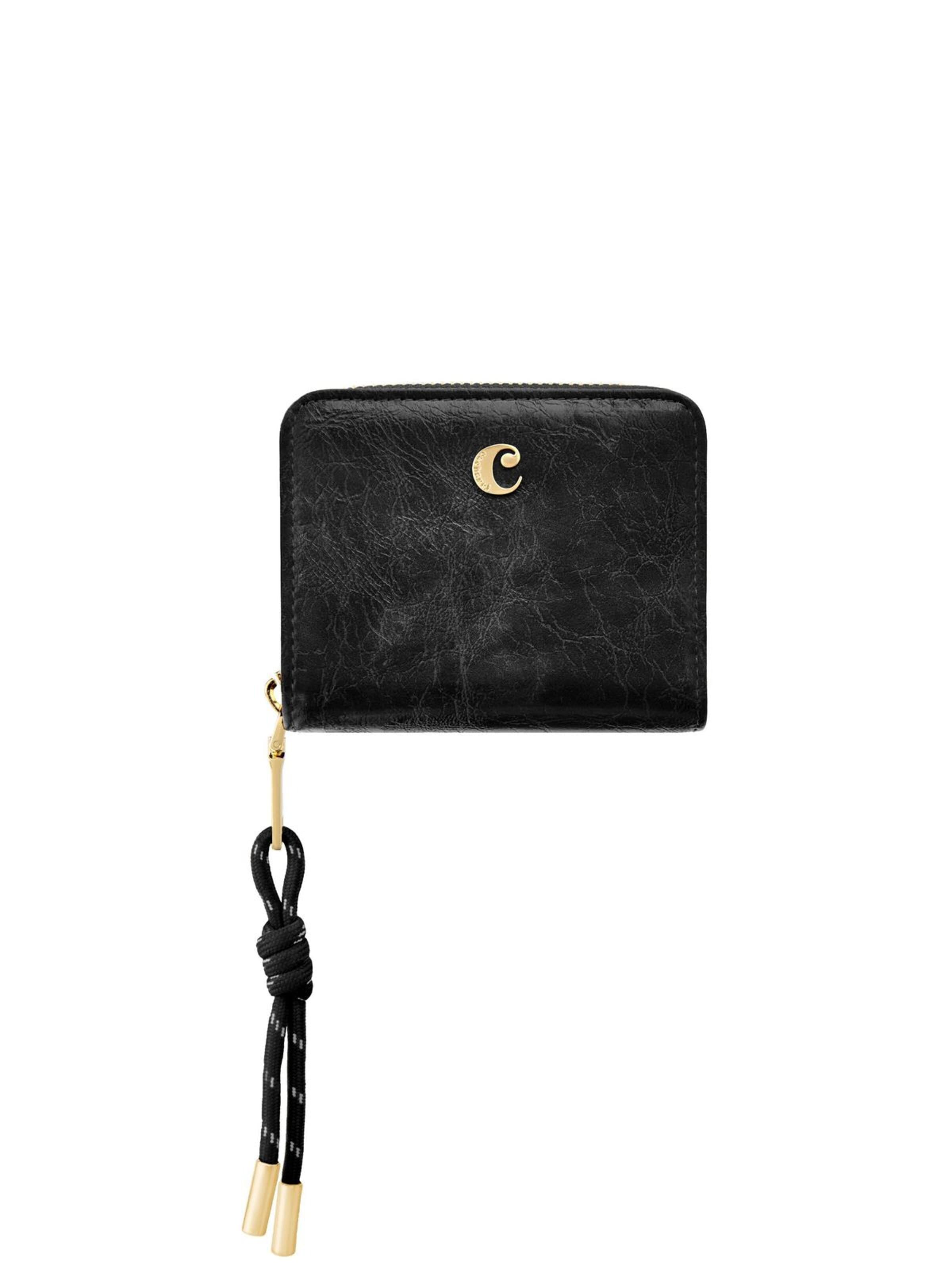 Porte-monnaies 'Card wallet with flap Philomène' Cacharel en noir