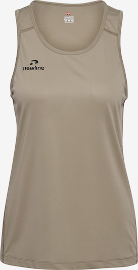 Newline T-shirt fonctionnel 'BEAT SINGLET' en marron / noir, Vue avec produit