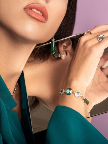 THE GEM STORIES JEWELRY Örhängen 'Emerald Whisper Earrings' i grön: framsida