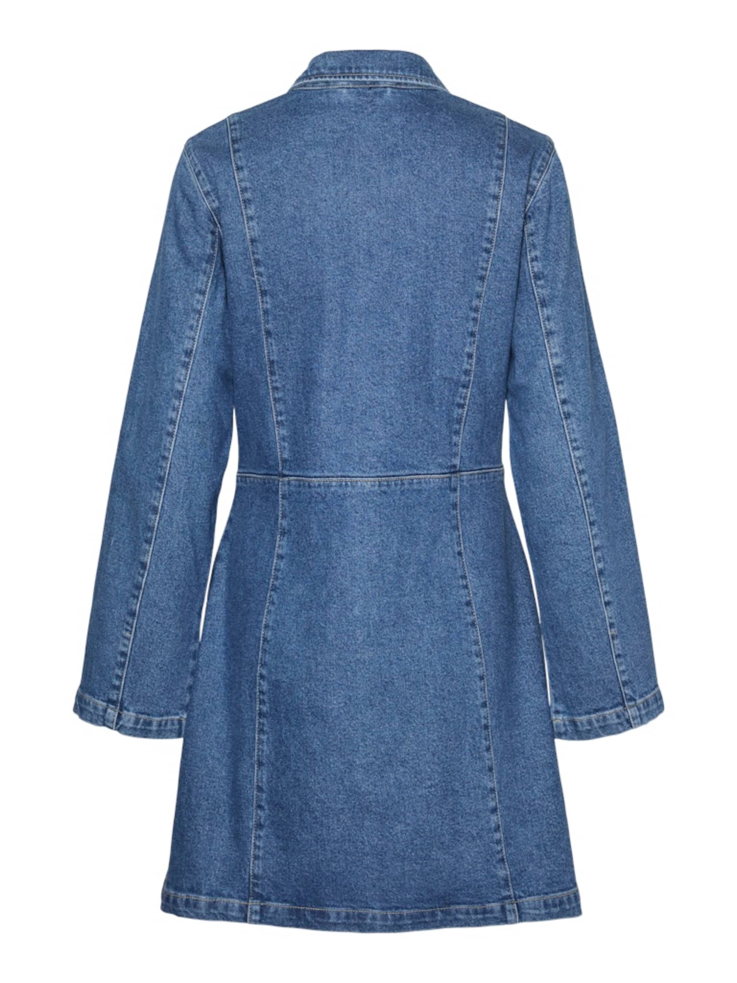 VERO MODA Платье-рубашка 'Hilja' в Синий