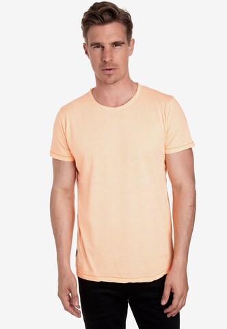 Rusty Neal Shirt in Oranje: voorkant