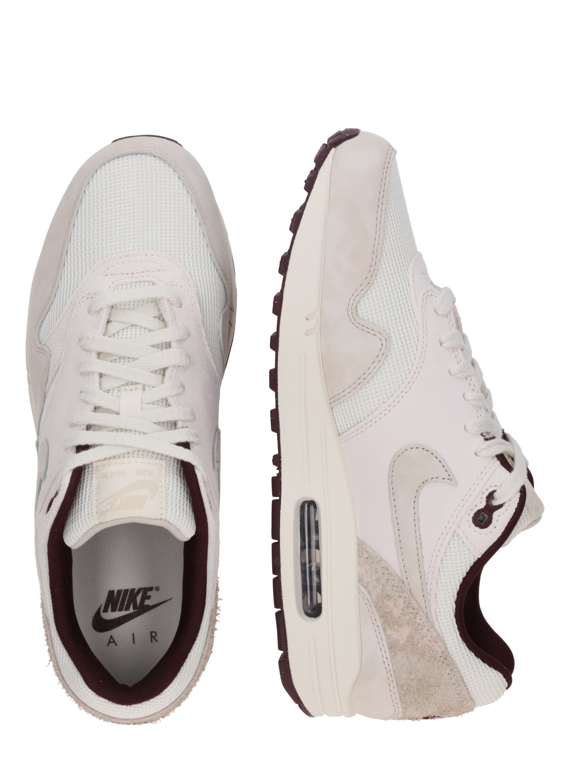 Nike Sportswear Nizke superge 'AIR MAX 1' | bež barva