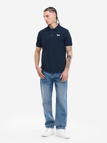 LONSDALE Poloshirt  'WHALTON' in Blau