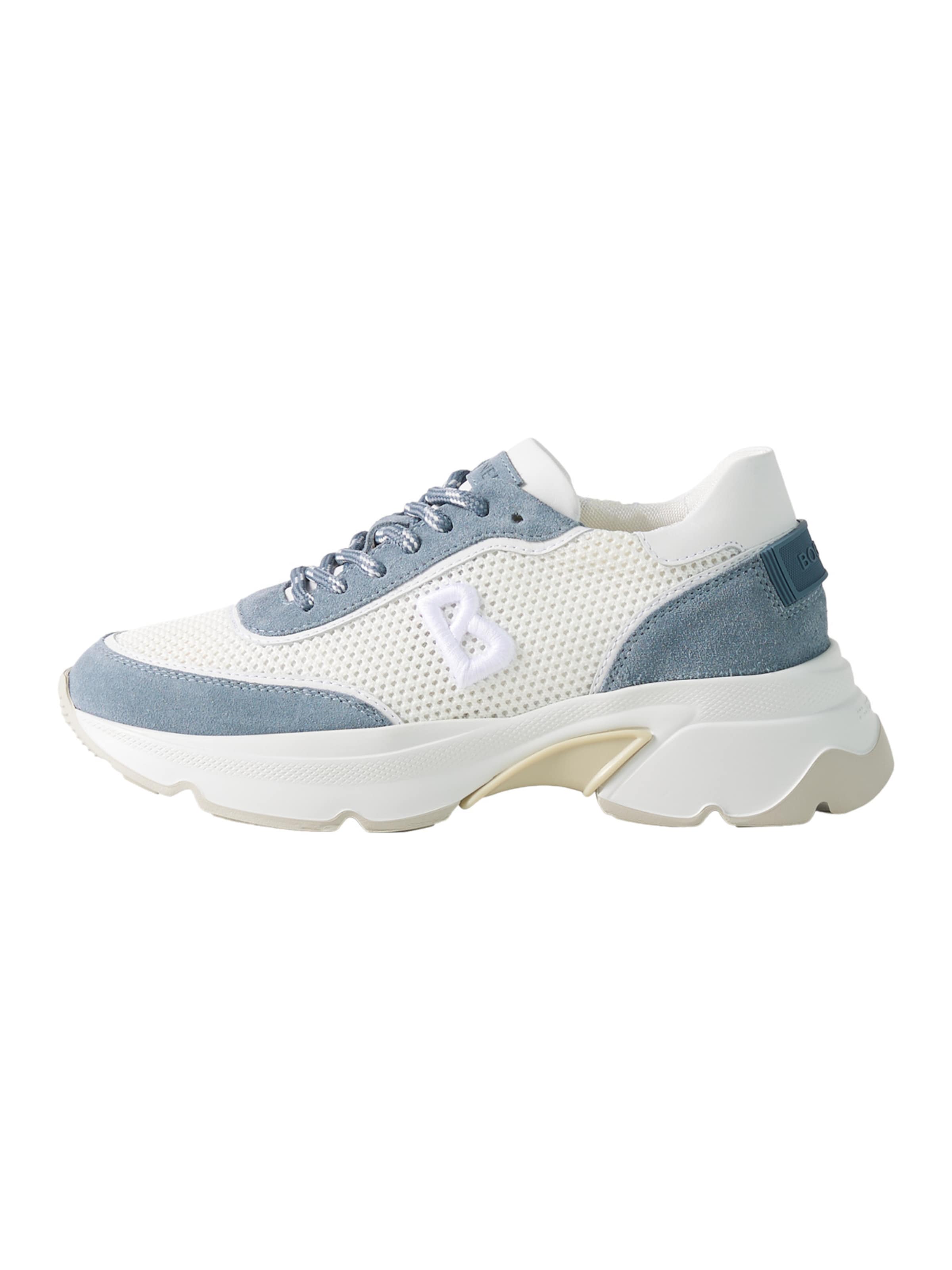 BOGNER Platform trainers ' Kobe' in 36 in Blue / Wool white, Item view