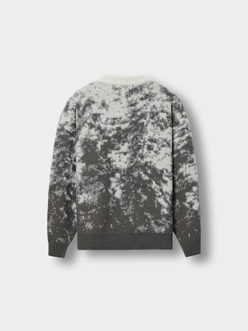 Burocs Sweater 'Pixel' in Grey