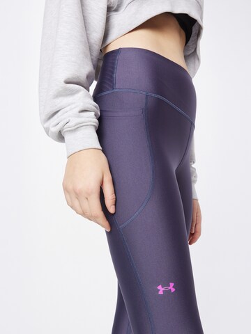 UNDER ARMOUR Skinny Fit Спортен панталон в сиво