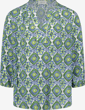 Cartoon Bluse in Grün: Vorderseite