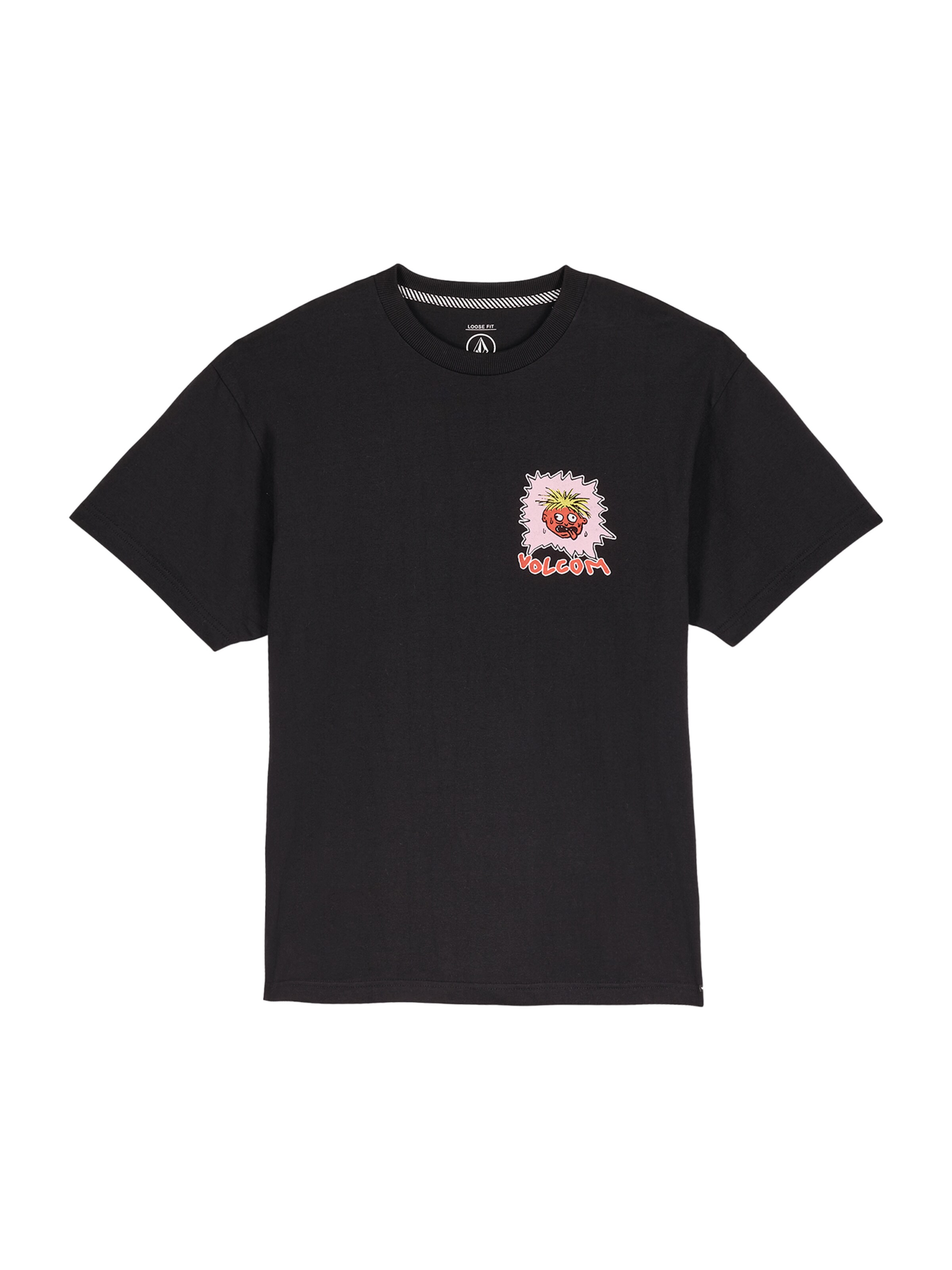 Volcom Shirt 'CHOMP CHOMP' in Schwarz: Vorderseite