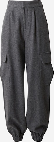 Loosefit Pantaloni cargo 'What' di Oval Square in grigio: frontale