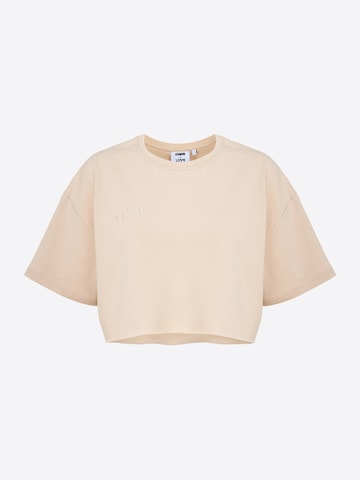 ABOUT YOU x VIAM Studio Shirt 'ADDISON' in Beige: front