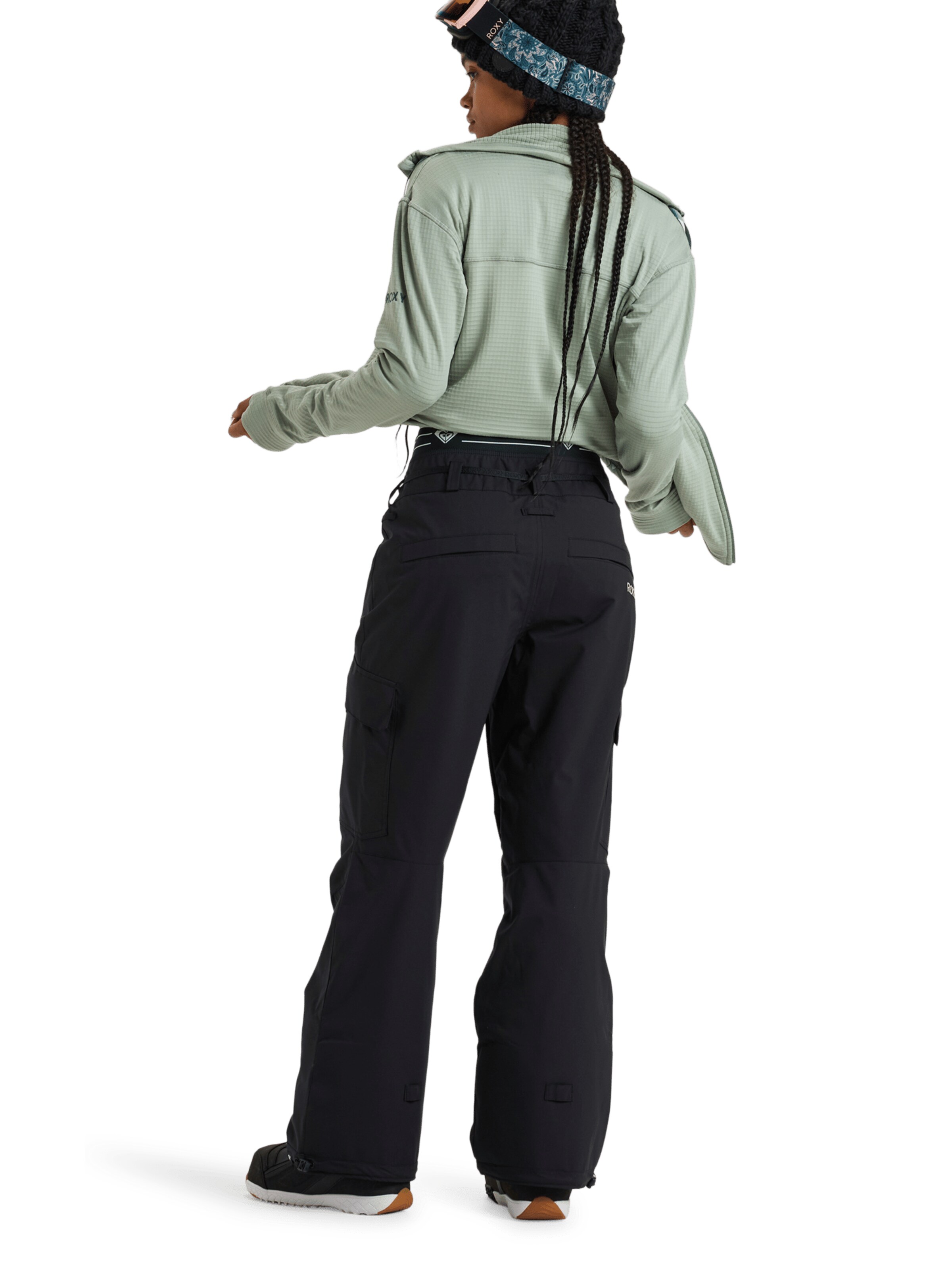 ROXY Regular Outdoorhose in Schwarz