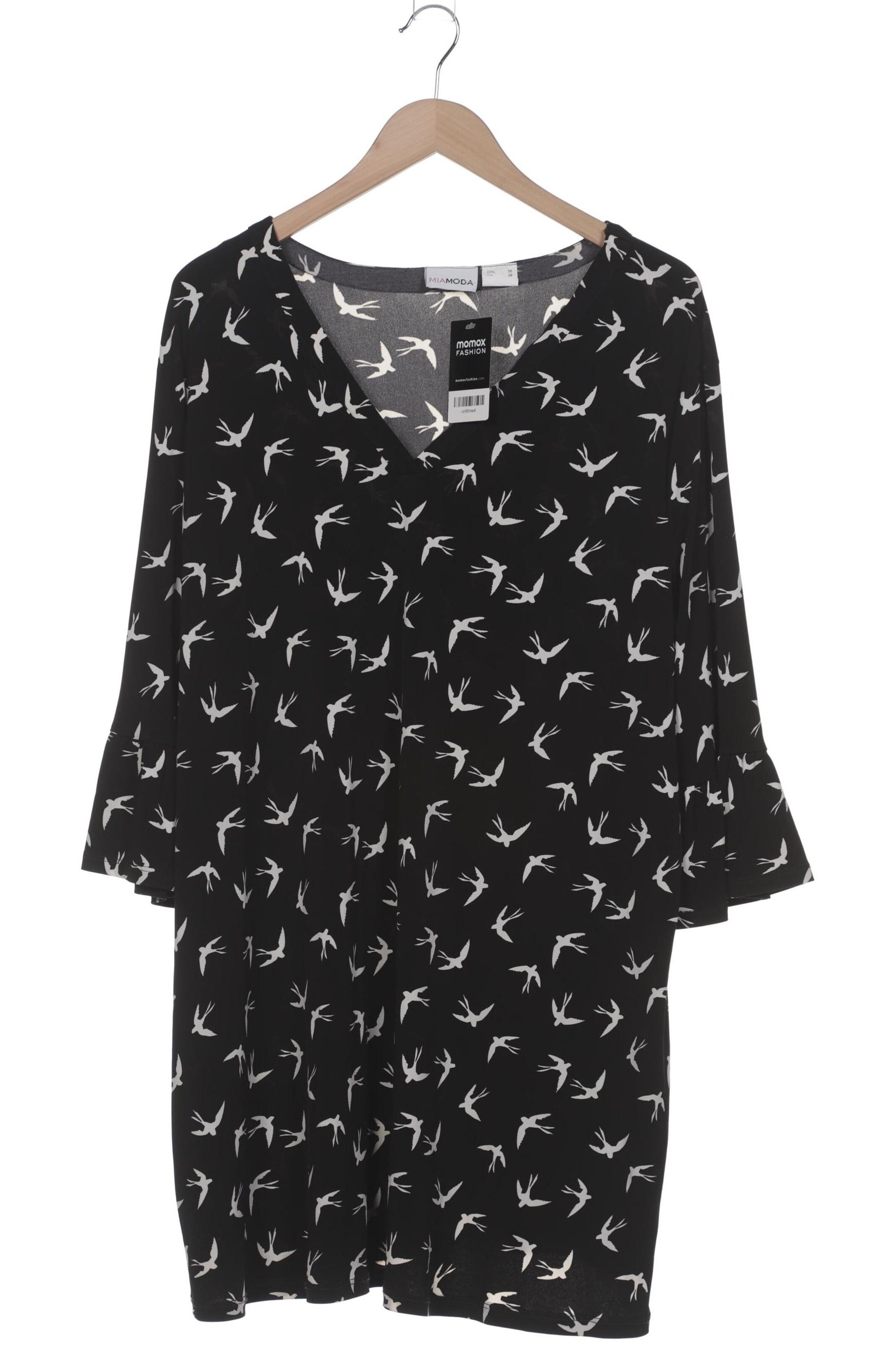 MIAMODA T-Shirt 8XL in Schwarz: Vorderseite