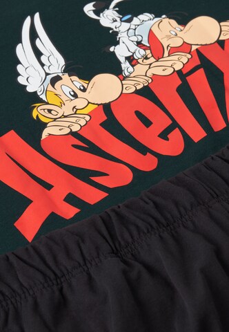 INTIMISSIMI Pyjama kurz 'ASTERIX E OBELIX' in Grün