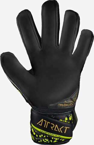 REUSCH Athletic Gloves 'Attrakt Infinity Finger Support' in Gold