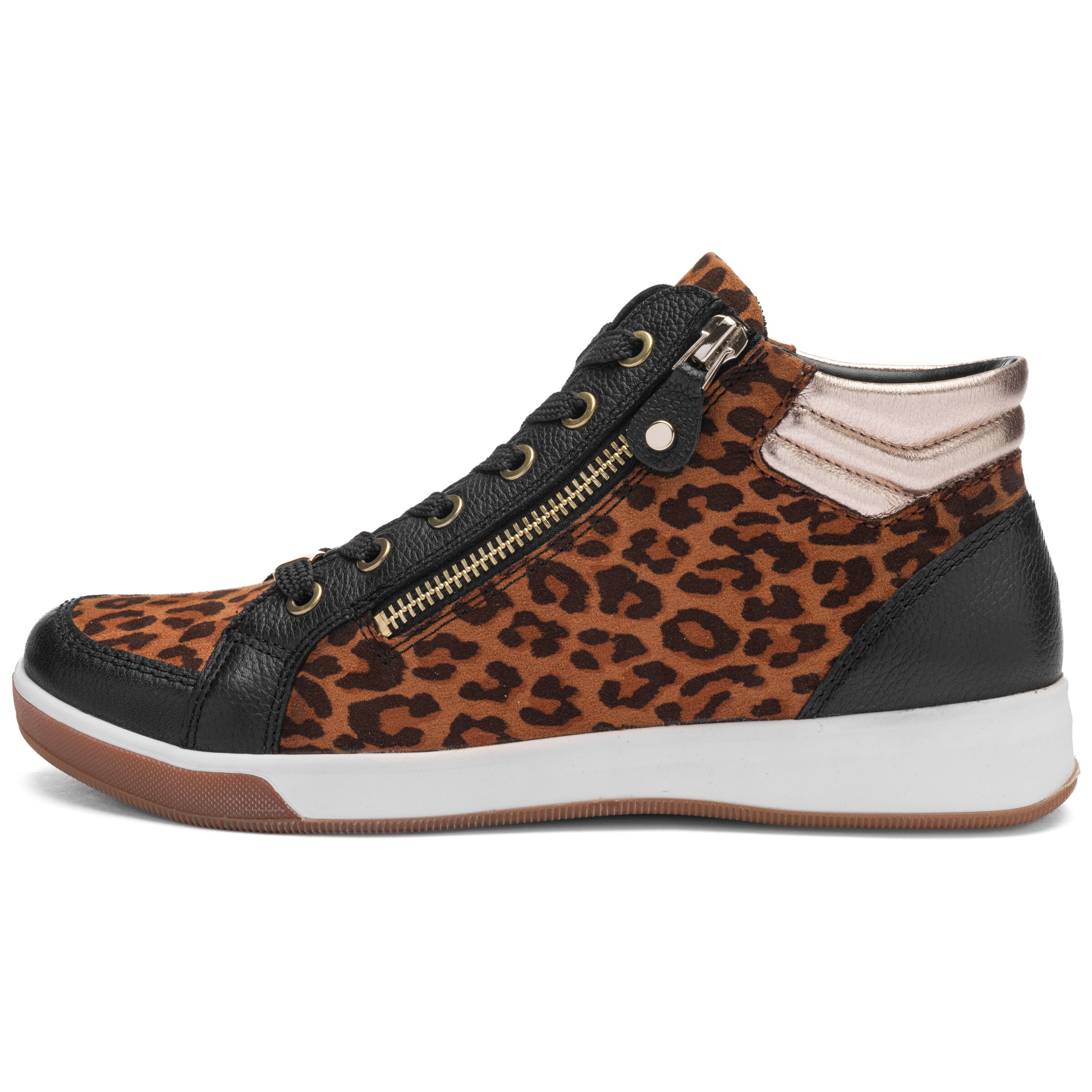 ARA High-Top Sneakers 'Rom' in Brown