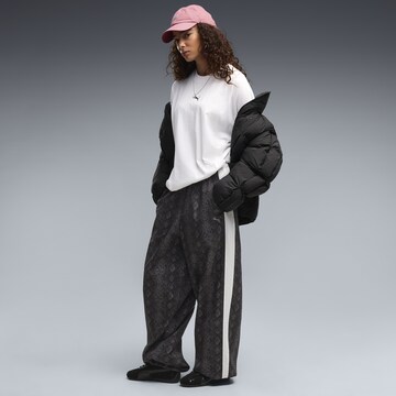 PUMA Wide leg Broek 'T7' in Zwart