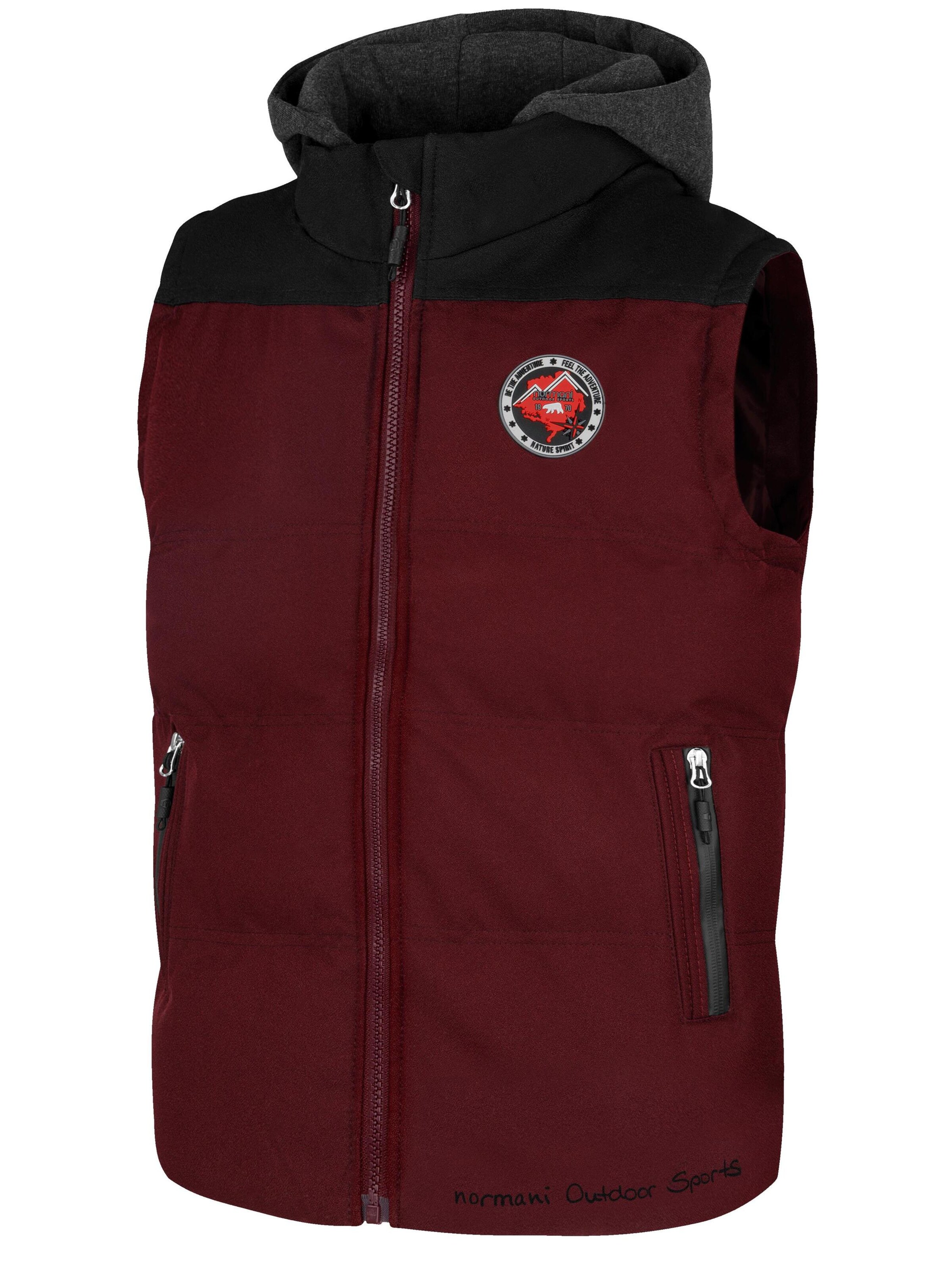 Gilet de sport 'Skien' normani en rouge