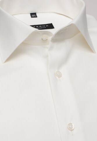 ETERNA Comfort fit Button Up Shirt in Beige