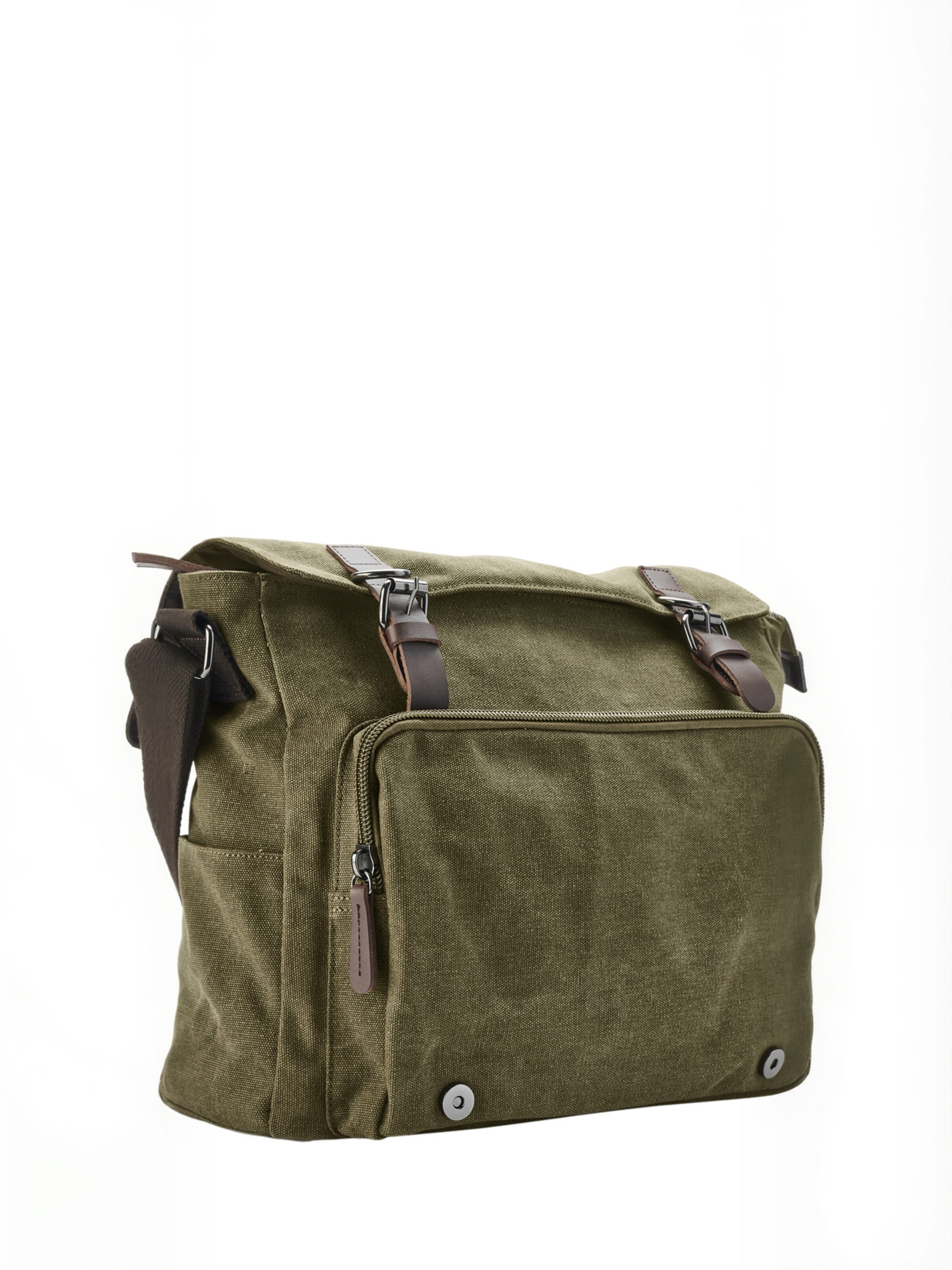 Borsa a tracolla ' Wanderer ' di Trendhim in verde: frontale